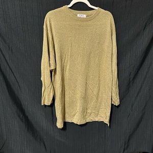 C.S.T.studio brand Gold w/sparkle sweater / Size 3X / M-11‎